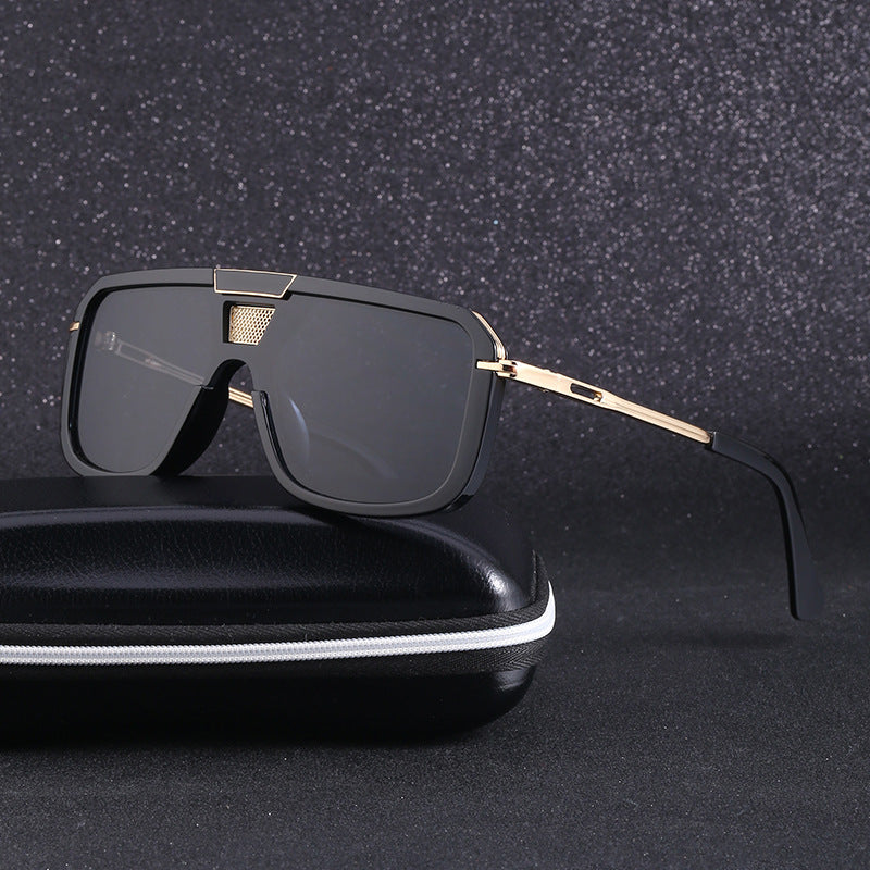 Retro Square Racing Sunglasses left side view