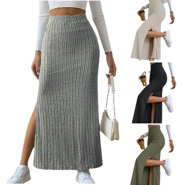 Ever Chic Long Knitted Skirt