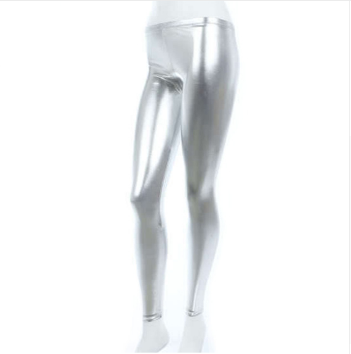 Super Cool Metallic Look Pants Silver