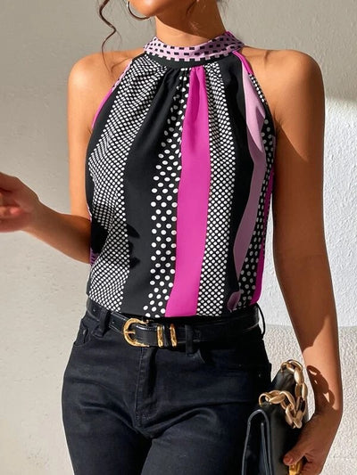 Stylish Polka Dot Camisole