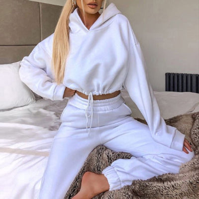 Modern Sexy Sportswear Tracksuit White