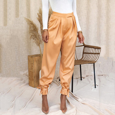 Eloquent All Day Ankle Tie Trousers Orange