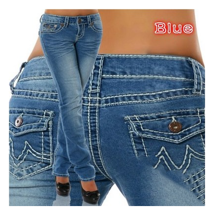 Super Stylish Ladies Denim Jeans Blue