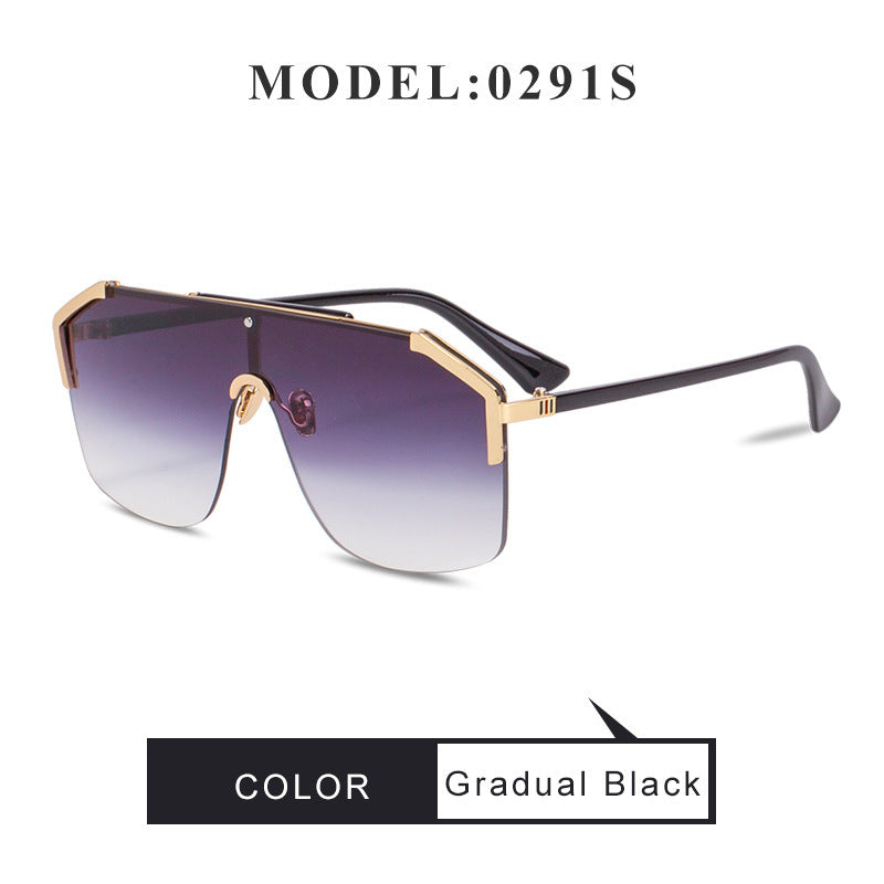 Ladies Hollywood Sunglasses Gradient Black