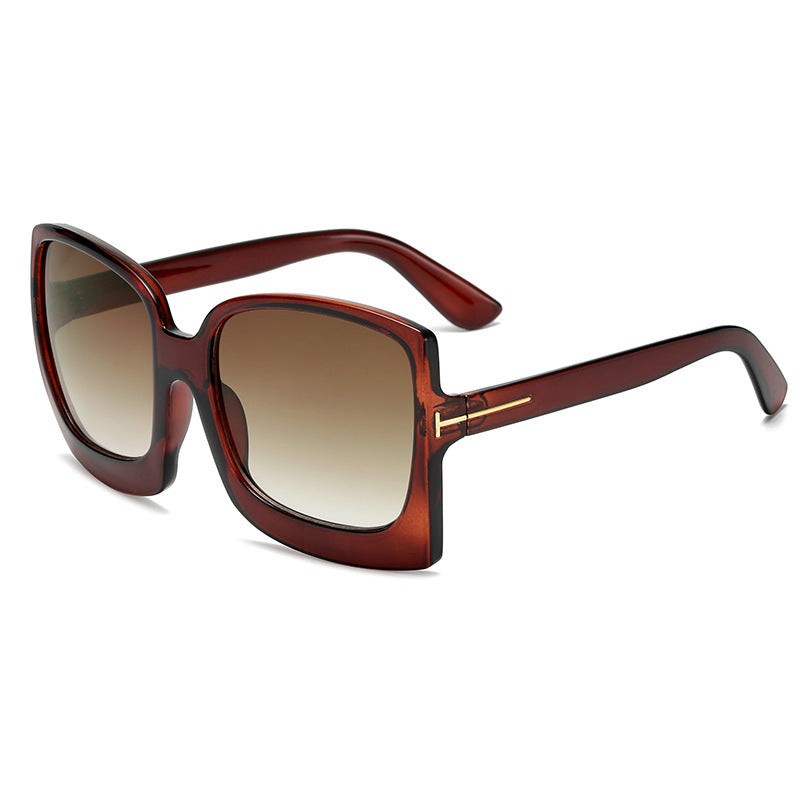 Iconic Large Frame Sunglasses Brown