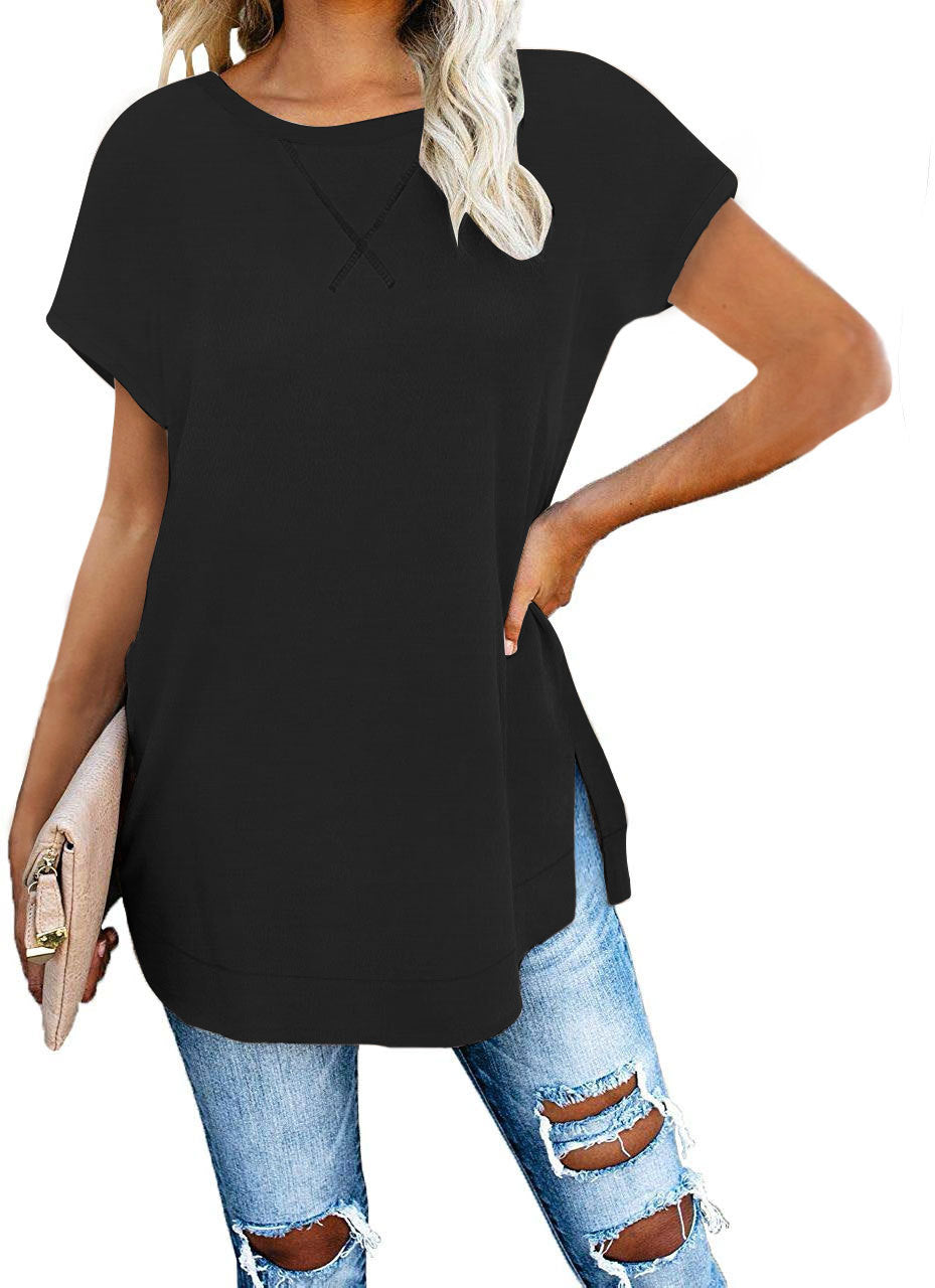 Casual Chic Ladies T Shirt Black