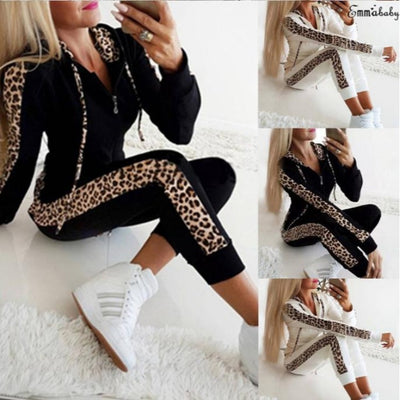 Super Chic Leopard Athleisure Suit