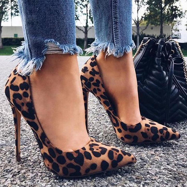 Super Sexy Leopard Print Stiletto Shoes