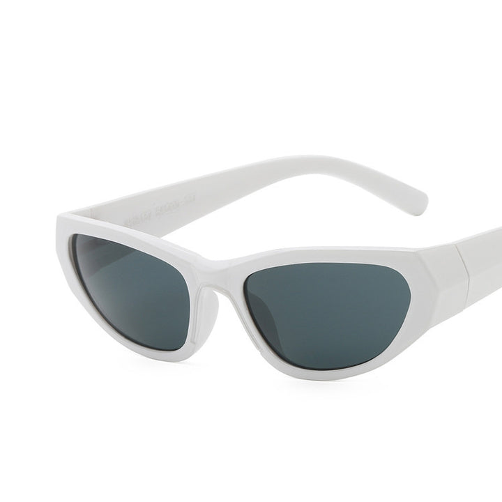 Street Beat Girl Sunglasses Solid White Flakes