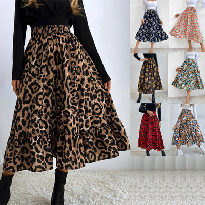 Stunning Casual Leopard Print Skirt