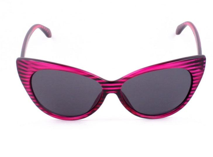 Captivating Cat Eye Sunglasses Rose Red