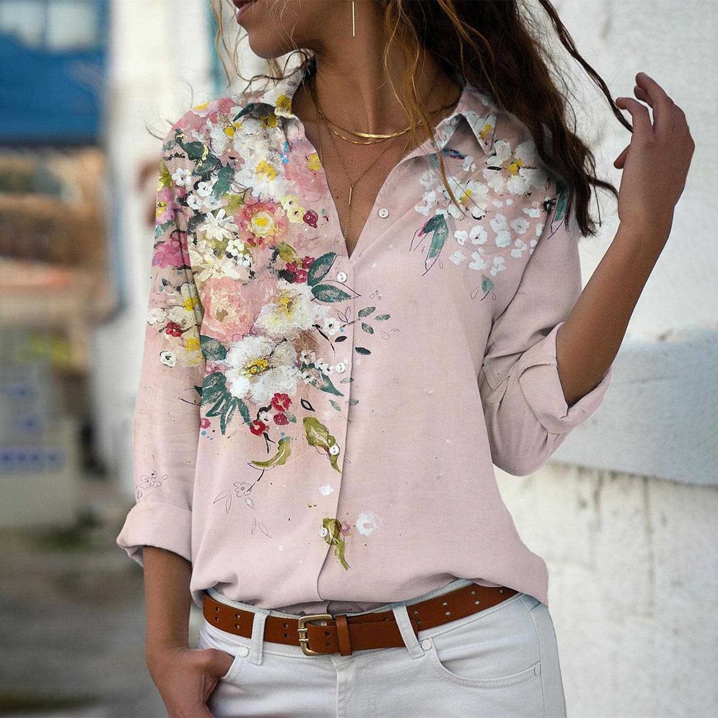 Beautiful Ladies Sequin Shirt