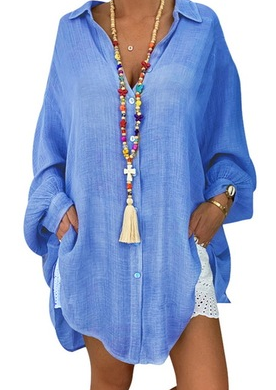 Delightful Casual Long & Loose Shirt