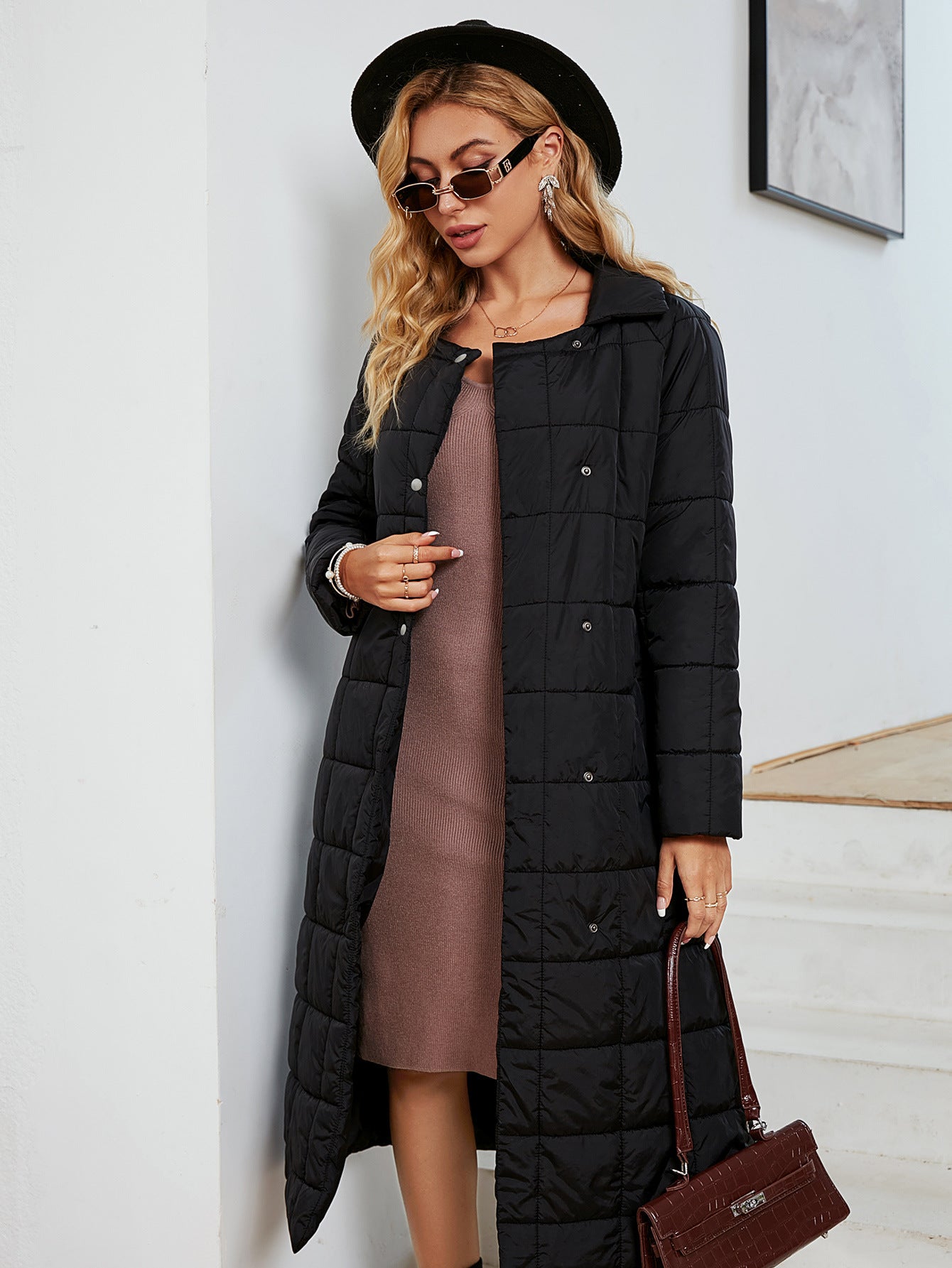 Elegant Over Coat open coat view