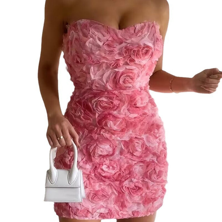 Elegant Day Out Floral Dress front view