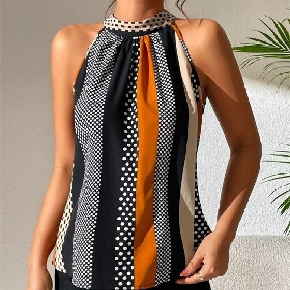 Stylish Polka Dot Camisole