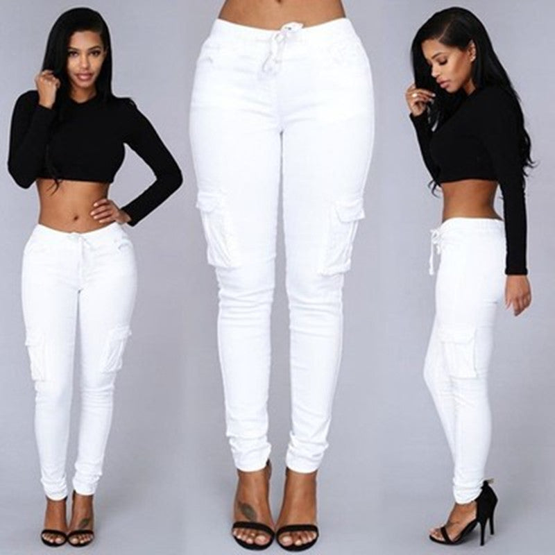 Beautiful Ladies Slim Fit Pants White