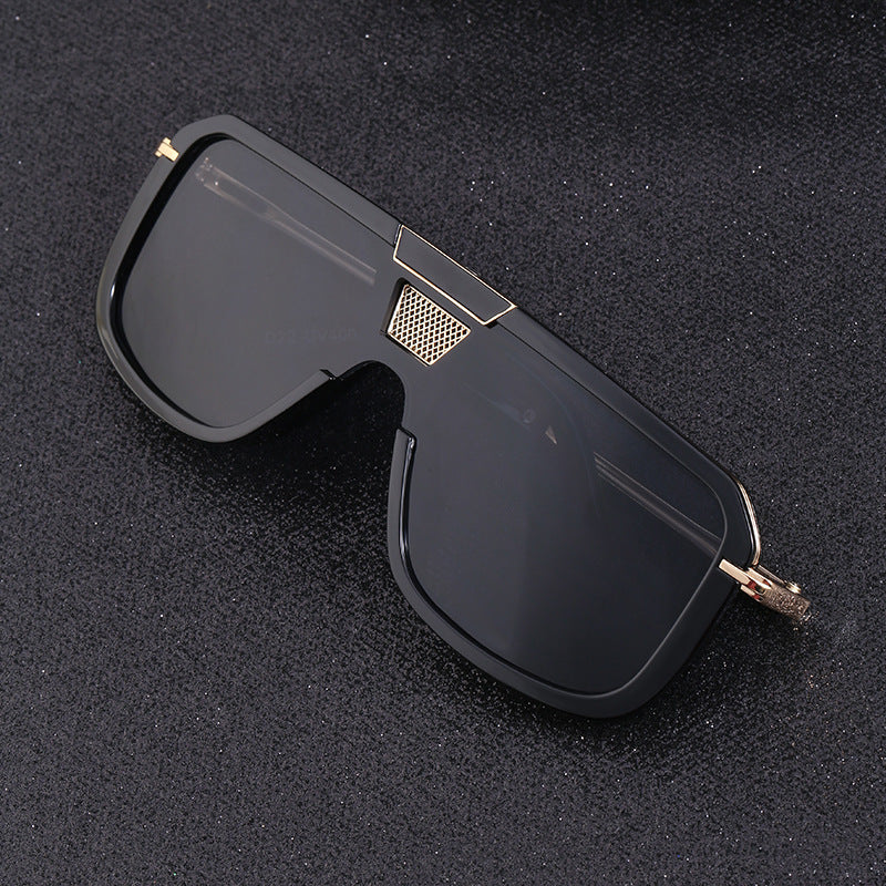 Retro Square Racing Sunglasses front side view