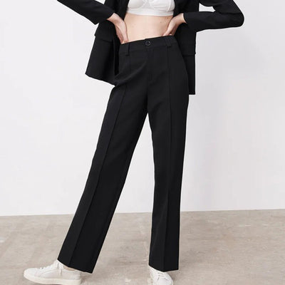 Sophisticated Straight Leg Trousers