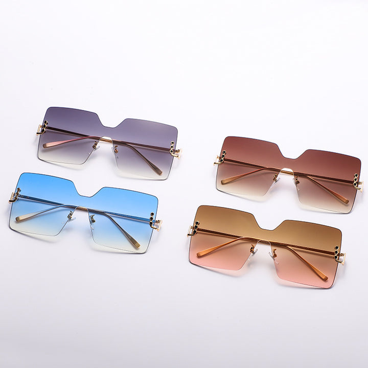 Fabulous Large Frameless Sunglasses