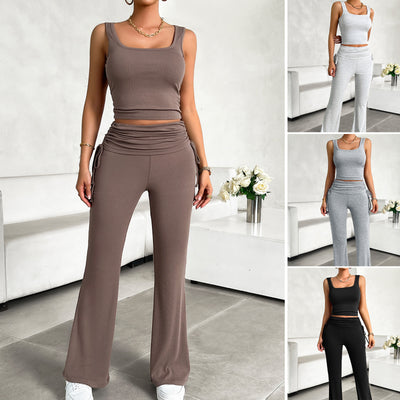 Casual Sleeveless Vest & Pants Suit range view