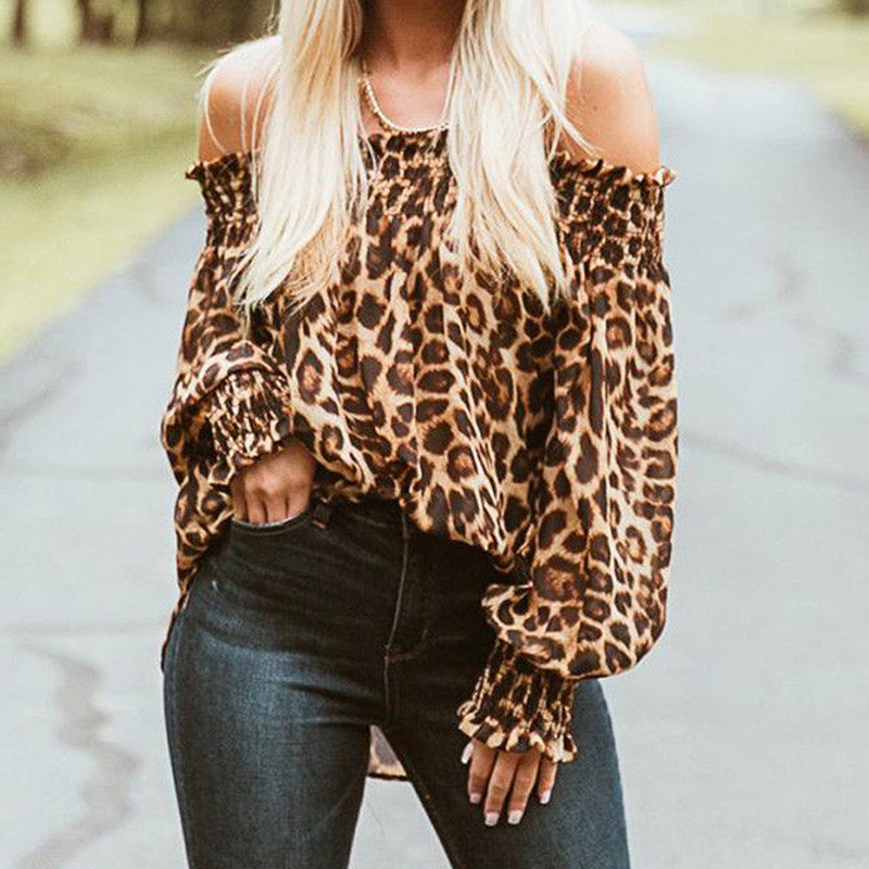 Classic Chic Leopard Print Top front view