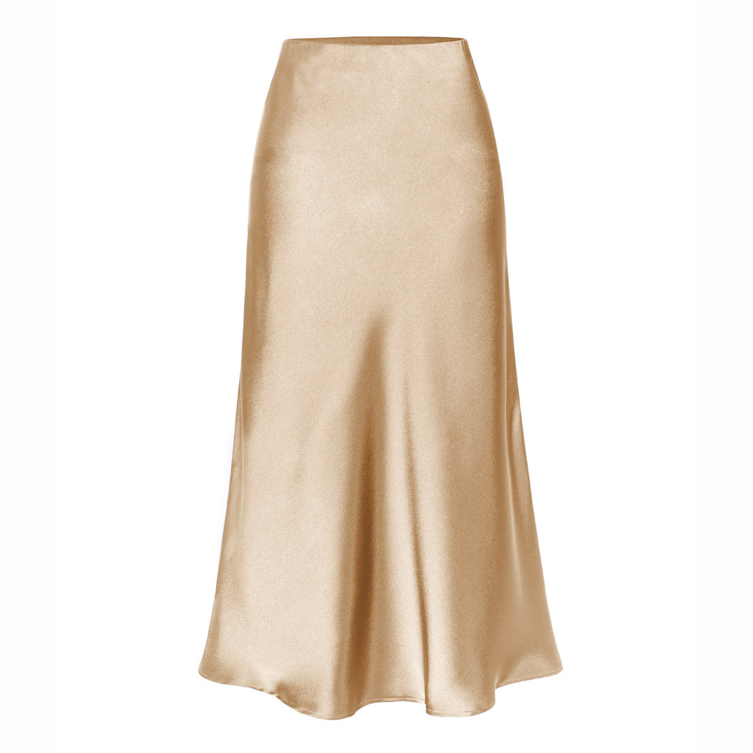 Fabulous Modern Chic Slit Skirt Beige front