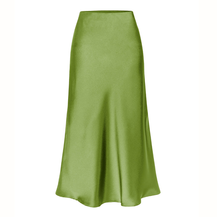 Fabulous Modern Chic Slit Skirt Fruit Green