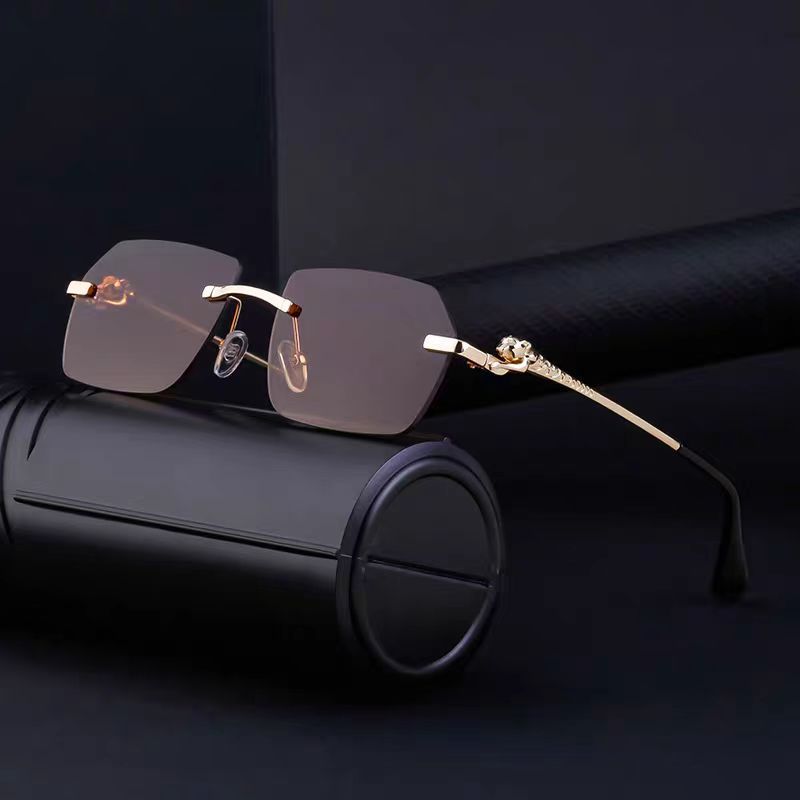 Exquisite Frameless Trim Sunglasses