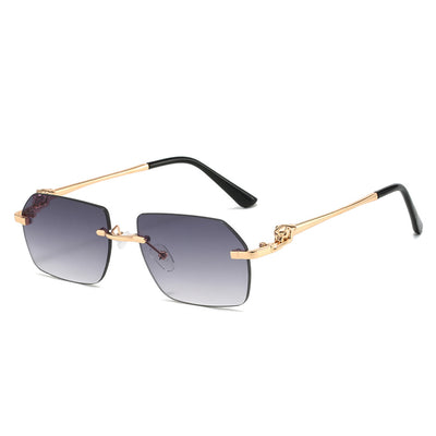 Exquisite Frameless Trim Sunglasses