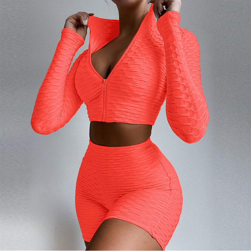 Stunning Two Piece Activewear Tangerine