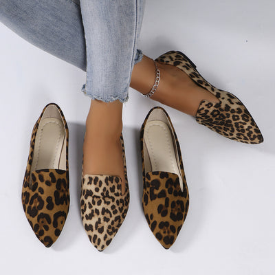 Flat Leopard Print Low Rider Shoes range view