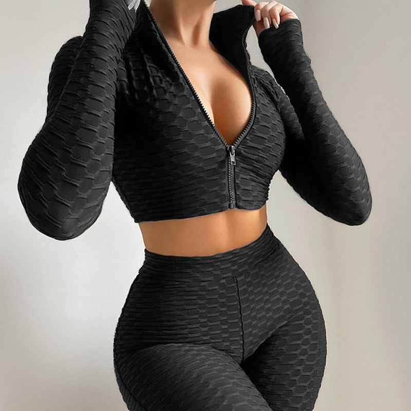 Stunning Two Piece Activewear Black