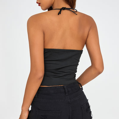 Sultry Lace Sling Top rear view