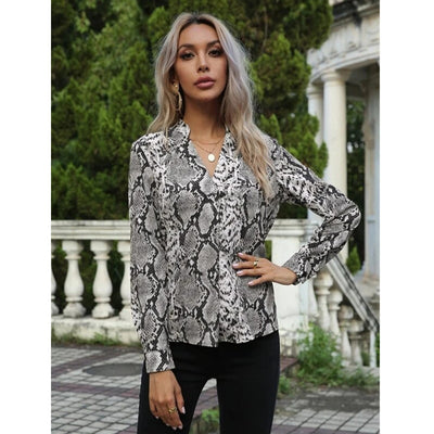 Stunning Serpentine Shirt Grey