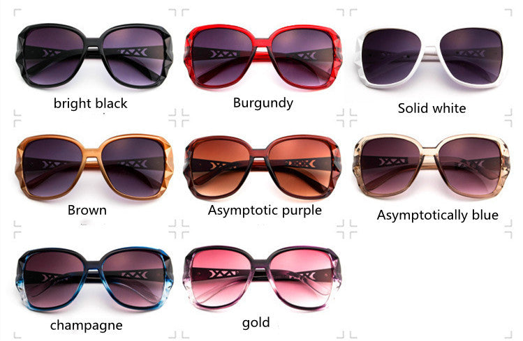 Beautiful Big Frame Retro Ladies Sunglasses