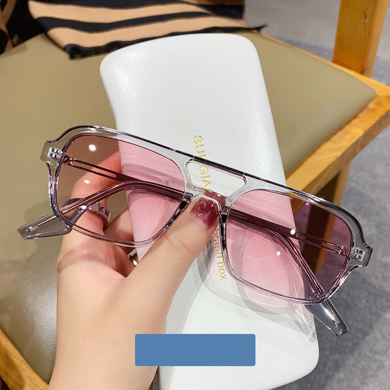 Hollow Trend 70's Style Women's Sunglasses Ashes