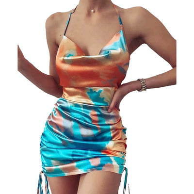 Jaw Dropping Splash Mini Dress